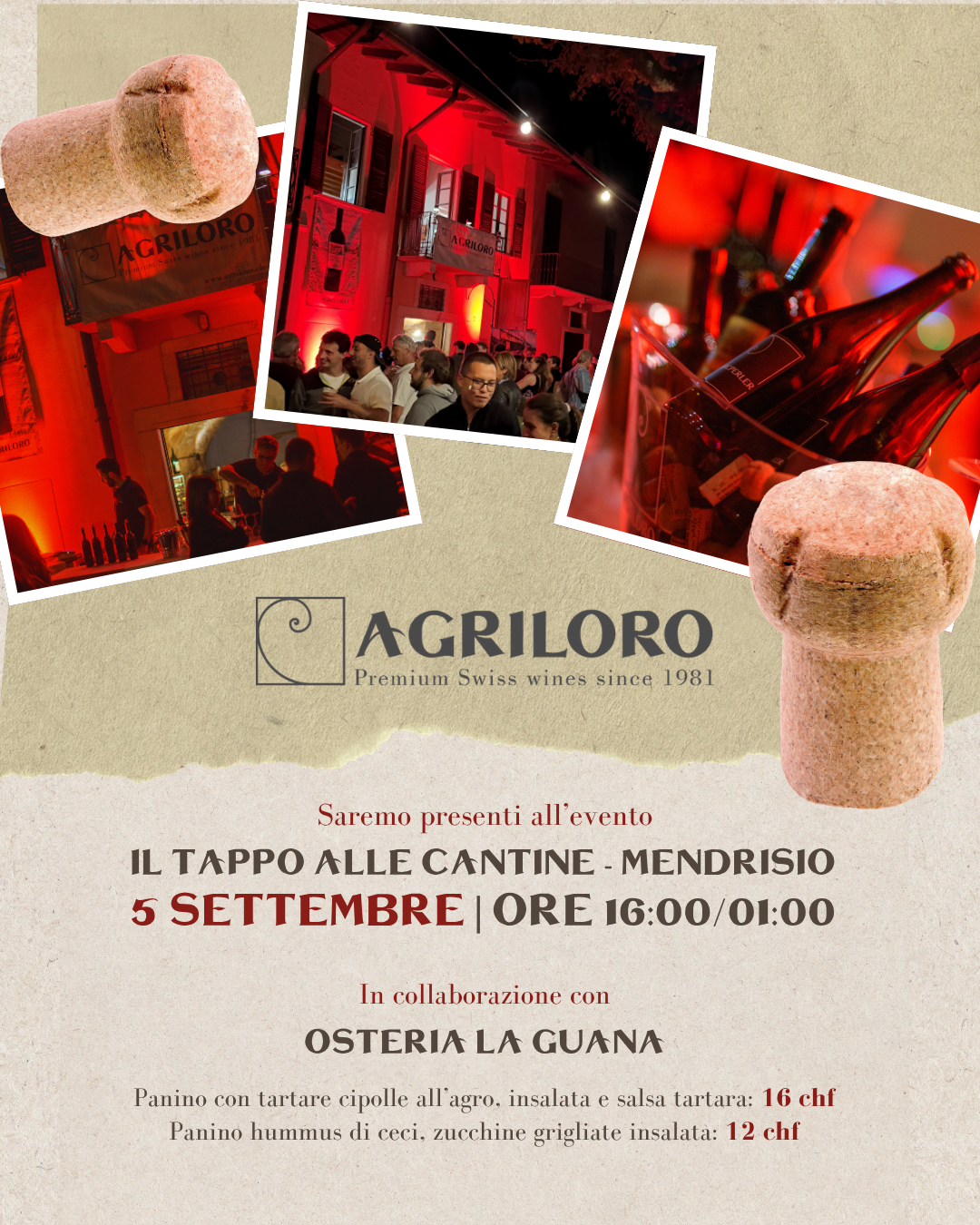 Tappo alle Cantine - 5 settembre 2026