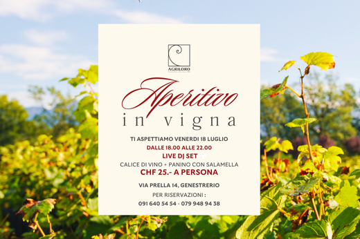Aperitif in the Vineyard: toast with us on July 18