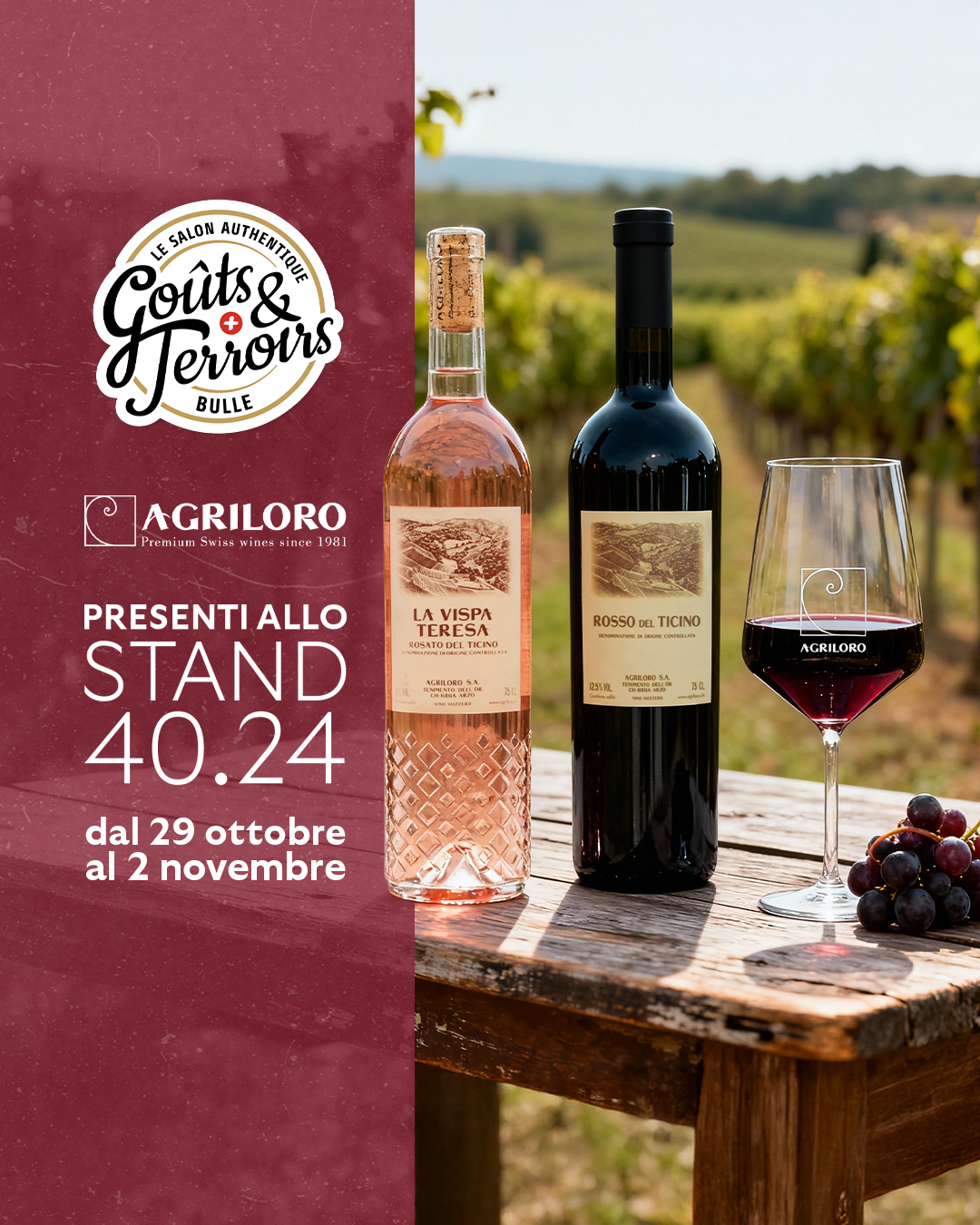 Agriloro at Salon Goûts et Terroirs in Bulle 2025